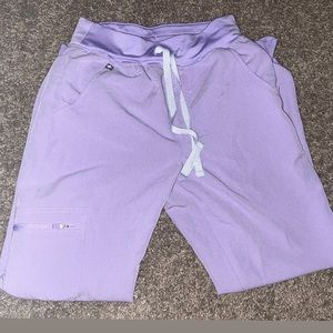 Lilac FIGS jogger pants
